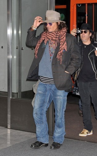  Johnny Depp , In Japon To Promote ' Rango ' 2nd March 2011