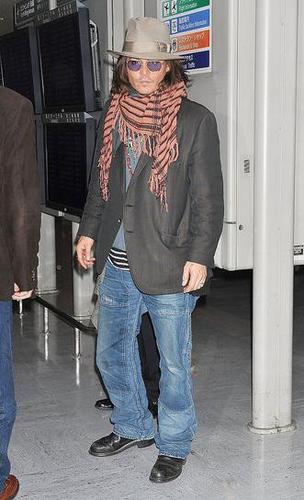  Johnny Depp , In Giappone To Promote ' Rango ' 2nd March 2011