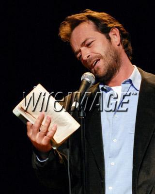  Luke Perry performs for Celebrity Autobiography