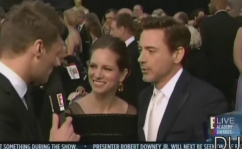 Robert &Susan at the Oscars Red Carpet