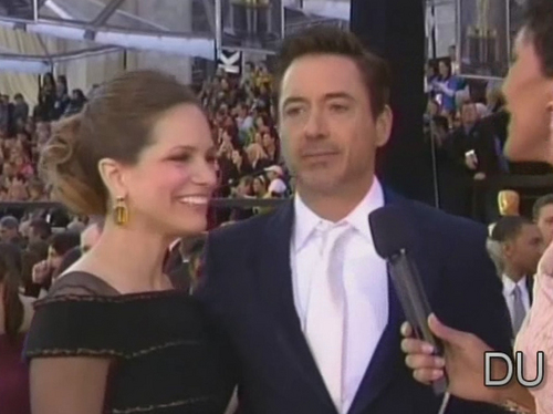  Robert &Susan at the Oscars Red Carpet