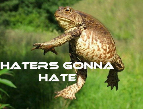  haters...duhh
