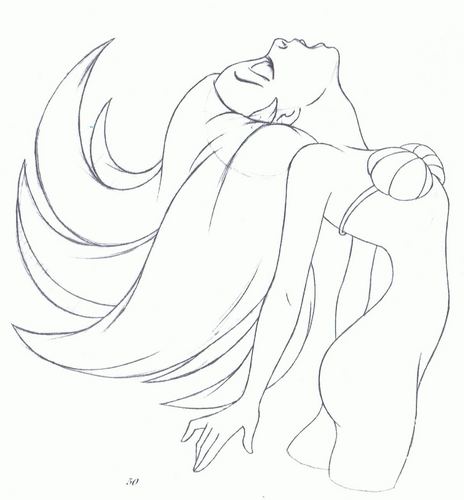  Walt disney Sketches - Princess Ariel