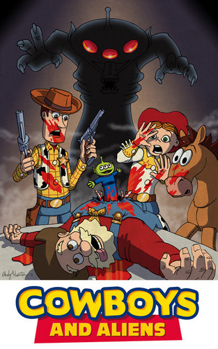  Cowboys and Aliens / Toy Story mashup