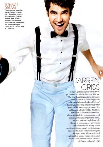  Darren Criss "teen Vogue"