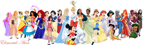  Disney Princess and Entourage