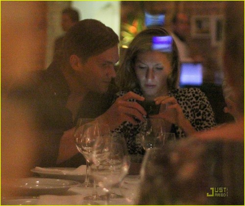  Gisele Bundchen & Tom Brady: avondeten, diner datum at Gero