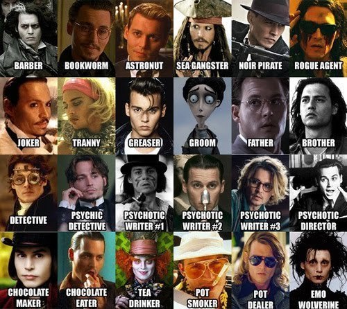  Johnny Depp Character Lols