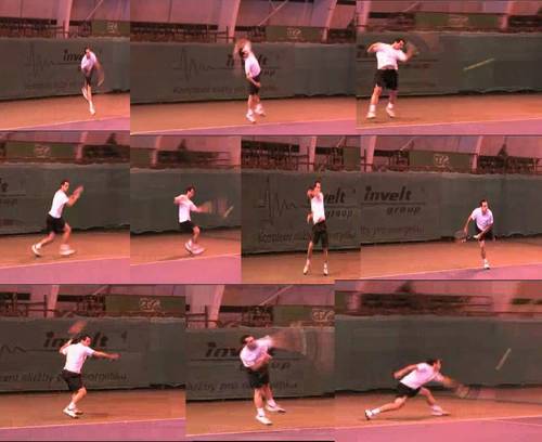  Michal Mateasko and his tênis