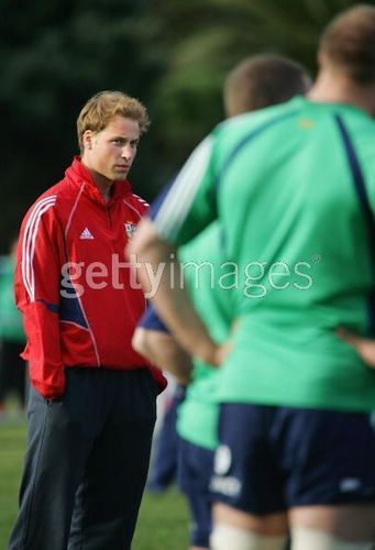  Prince William At Lions Training Session