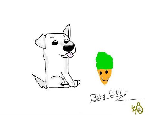  perrito, cachorro Bolt number one fanart
