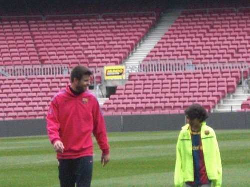  nephew Shakira Tarik played football with Piqué