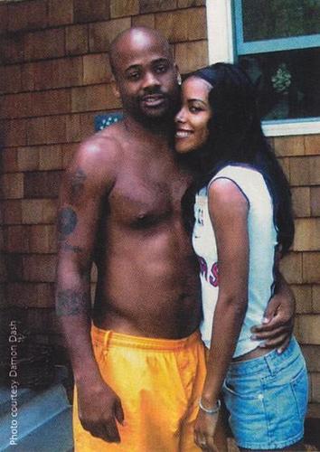  Aaliyah with Damon *rare photos*