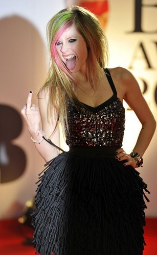  Avril Lavigne at Brit Awards