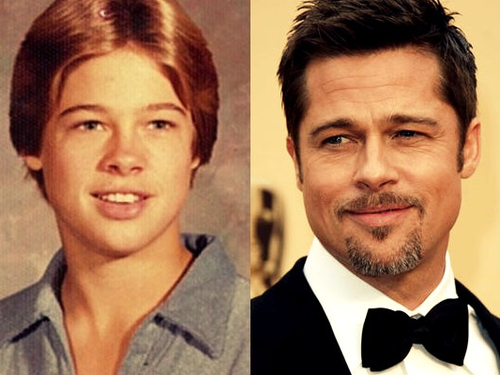  Brad Pitt - now & then