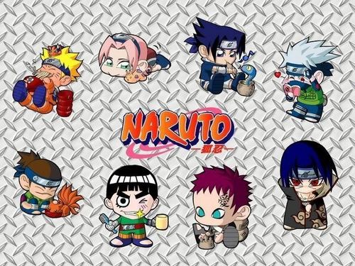  Chibi Naruto gang