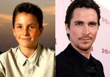  Christian Bale - now & then