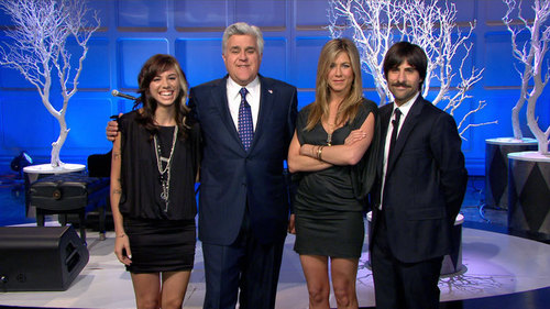  Christina, Leno, Aniston, and Schwartzman