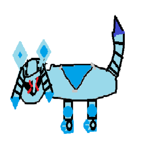 Cyber Glaceon (AKA Metal glaceon)