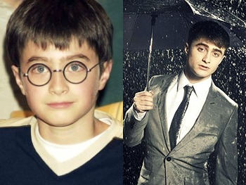  Daniel Radcliffe - now & then