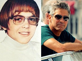  George Clooney - now & then