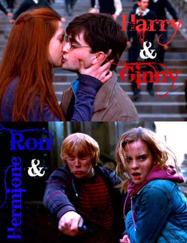  Harry&Ginny-Ron&Hermione