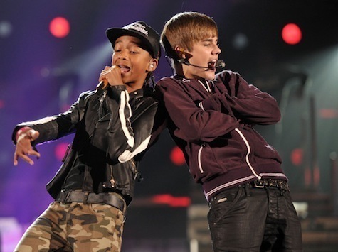  Jaden and Justin at the grammys 2011
