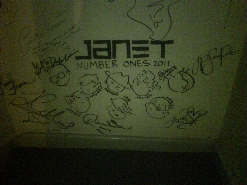 Janet sign wall