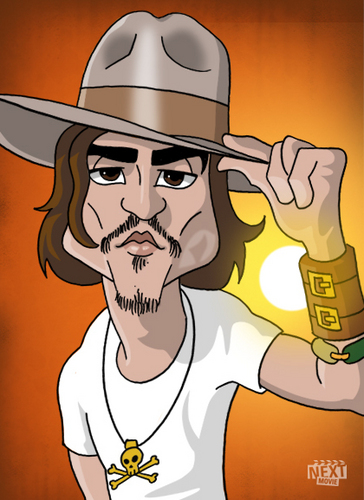  Johnny Depp Caricature