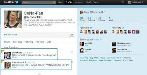  Luke Goss Johnny Depp's Huge Fan!!
