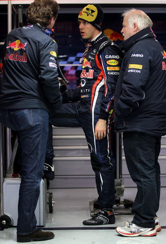 S. Vettel (F1 testing, Barcelona)