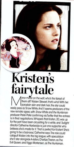  Scan of OK! (Australia) - Kristen as Snow White mention