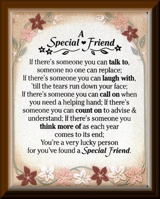  To My Special Friend Frances