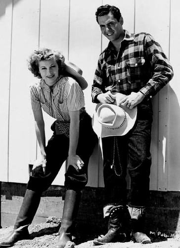  Young Lucy and Desi in western wear