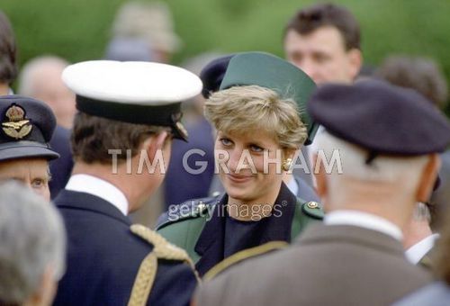  Diana Visits Commonwealth Graves