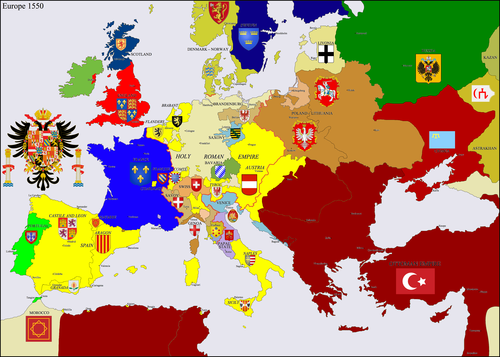  युरोप 1550