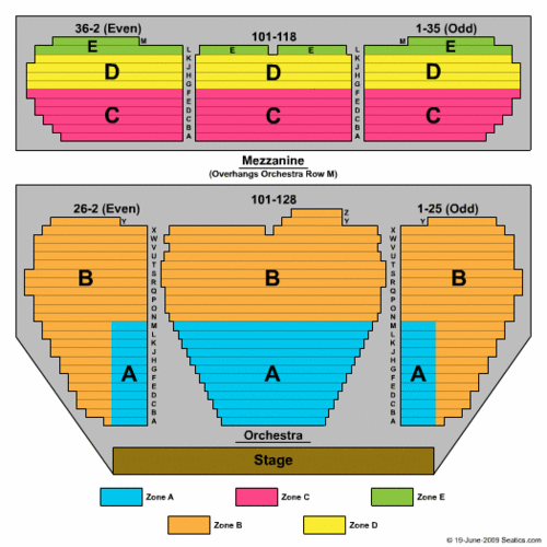  Marquis Theatre Layout