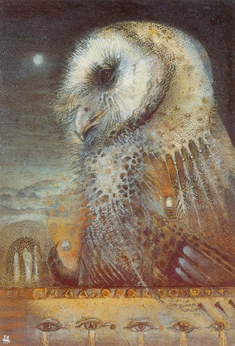  Owls sa pamamagitan ng Susan Seddon Boulet