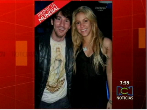  Shakira and Messi