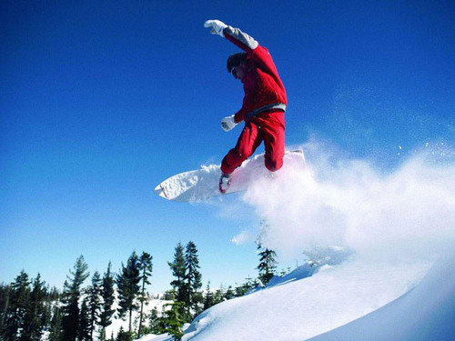  Snowboarding!