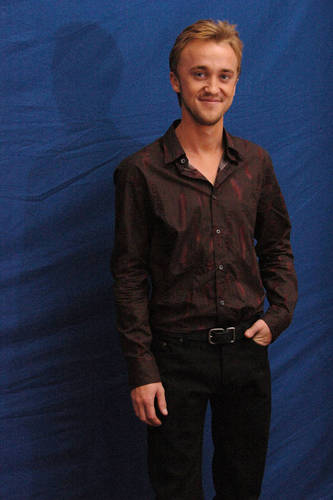  Tom Felton at the লন্ডন press conference for DH 1 new pics