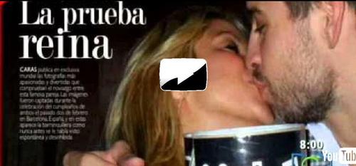  Шакира pique hot kisses !!!