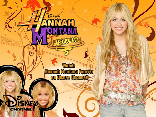  Hannah Montana Forever kertas dinding