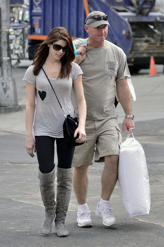  mais pics of Ashley out with her Dad Joe!