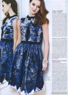  New scans of Leighton Meester in Lux Woman Magazine