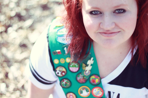  girl scout veteran self portraits by paniclover21