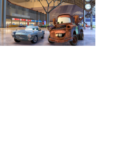 Disney Pixar Cars Mater and Fin Mcmissile