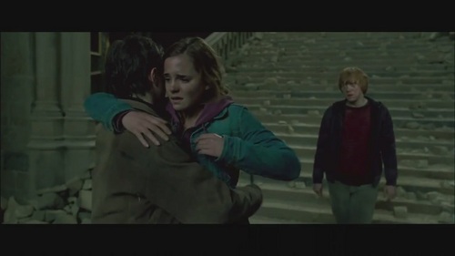 Harry and Hermione in Deathly Hallows-Part 2