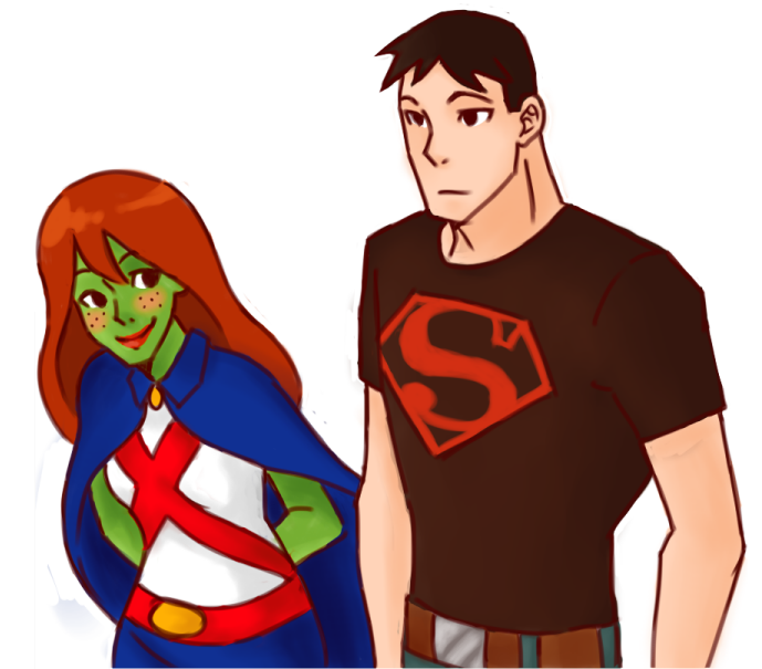 Miss Martian & Superboy  