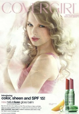  New Taylor rápido, swift Cover Girl foto from a scan in a Cosmopolitan Magazine